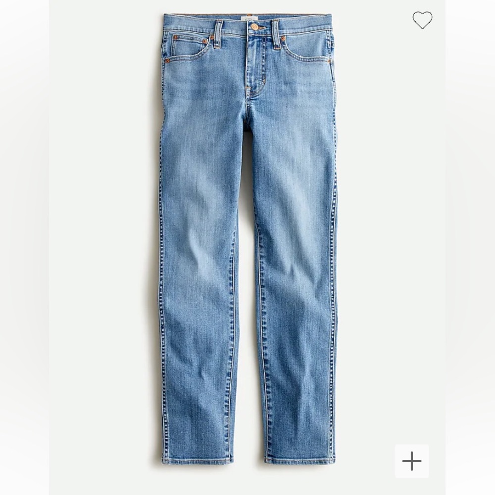 J Crew 9" vintage straight jean in Mama wash size 27